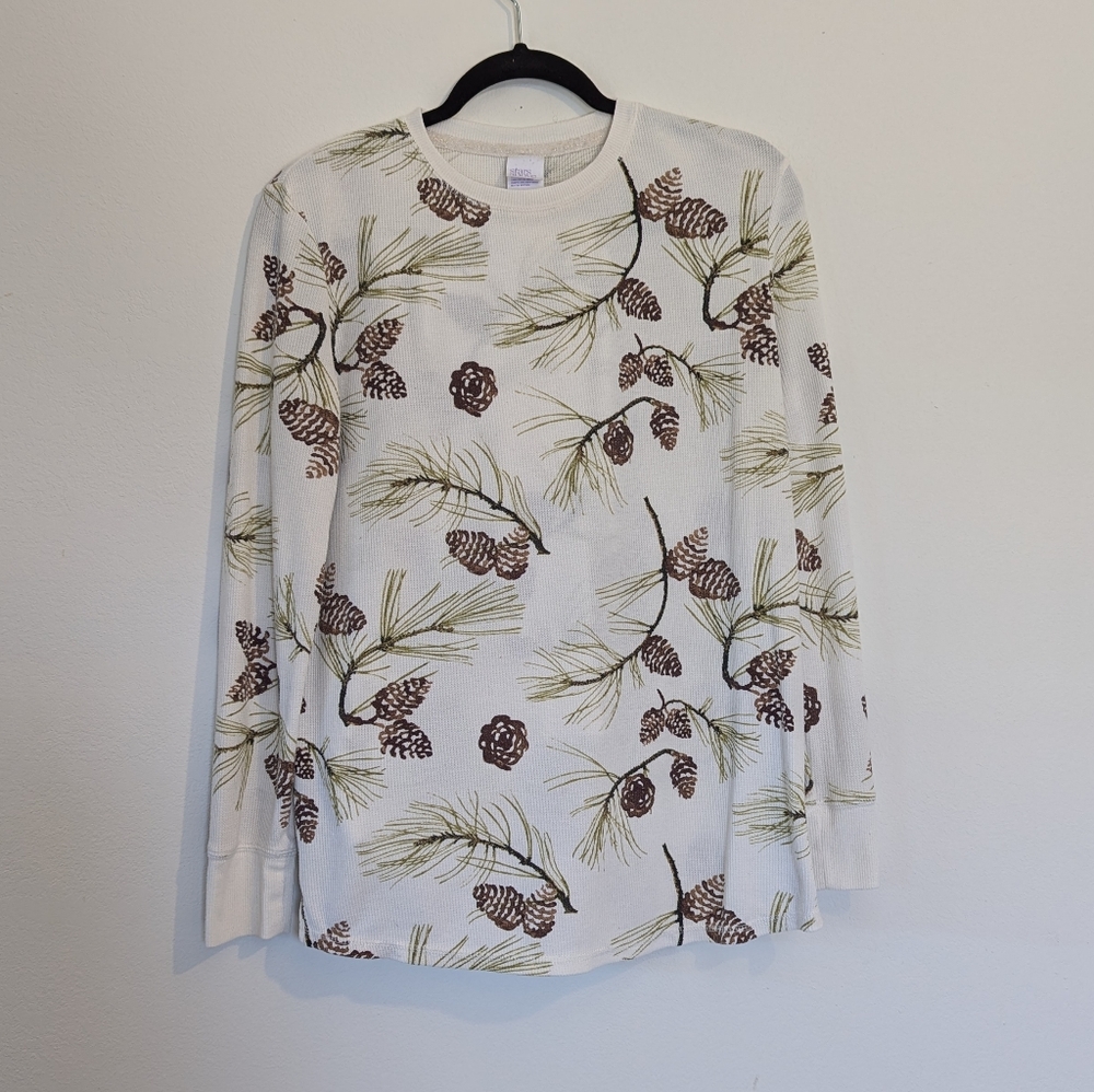 Stars Above Pinecone Pajama Set Size Small